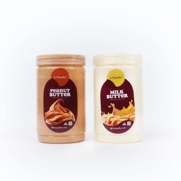 Milk Butter & Peanut Butter 1kg Combo